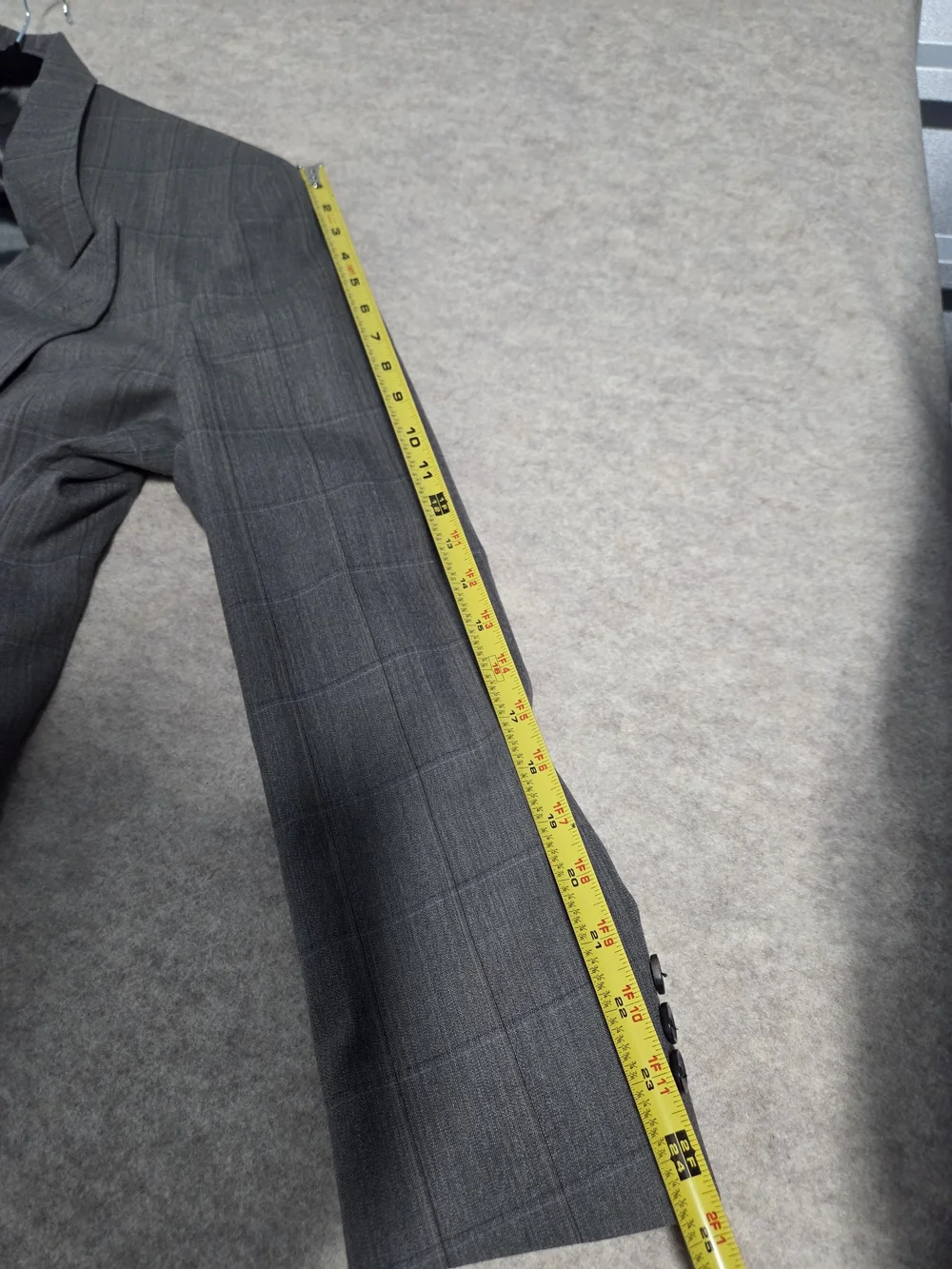 TALLIA Double-Breasted Windowpane Vintage Corporate Old-Hollywood Polish